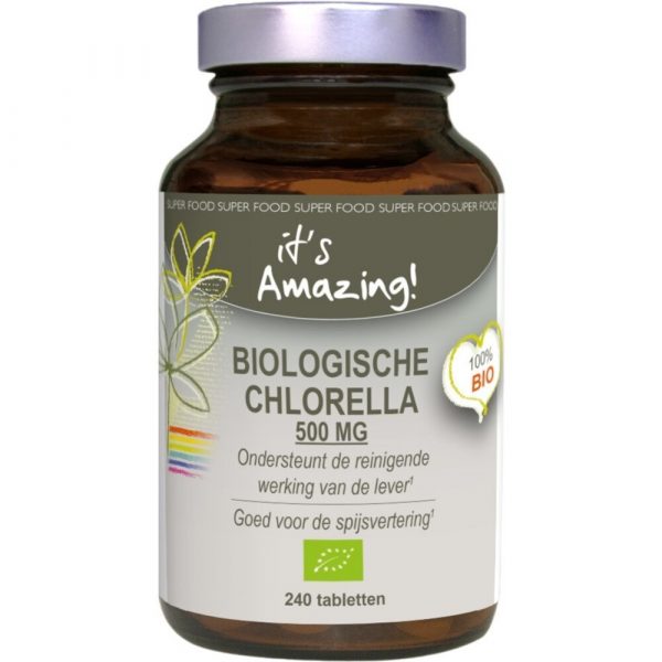 It's Amazing Biologische Chlorella 500 mg 240 tabletten