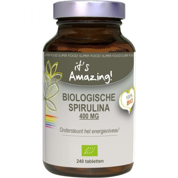 It's Amazing Biologische Spirulina 400 mg 240 tabletten