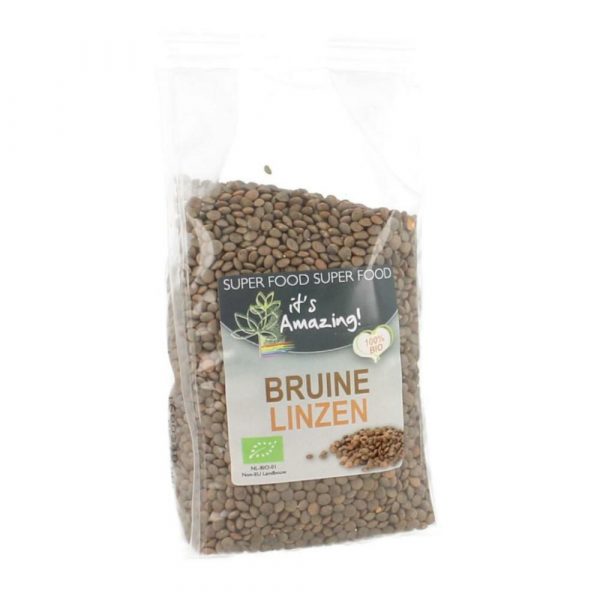 3x It's Amazing Bruine Linzen Bio 500 gr