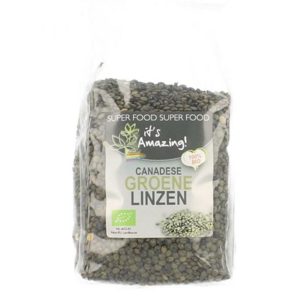 3x It's Amazing Groene Linzen Bio 500 gr