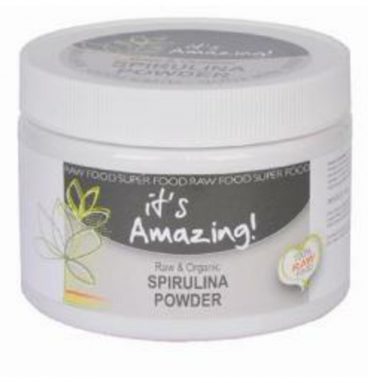 3x It's Amazing Spirulina Powder Bio 125 gr