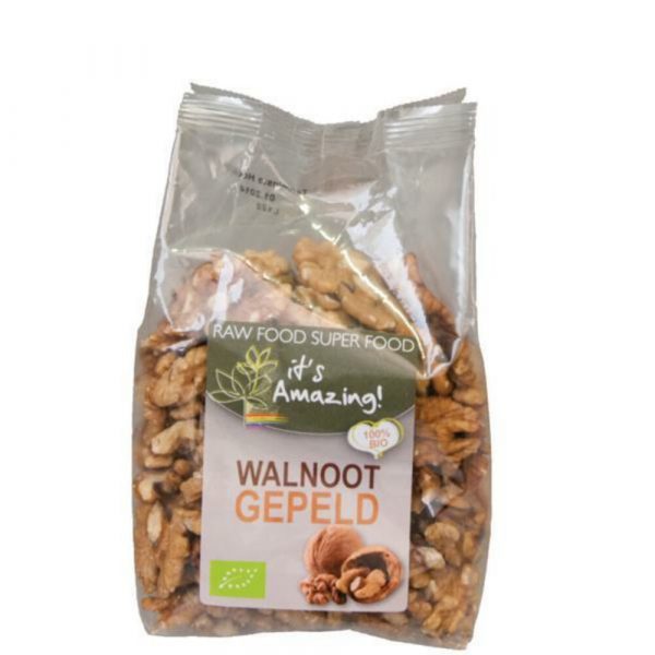 6x It's Amazing Walnoten Gepeld Bio 300 gr