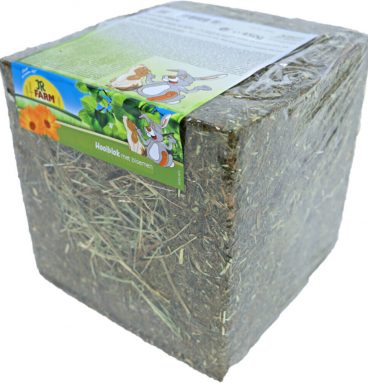 JR Farm Hooiblok met Bloemen 450 gr