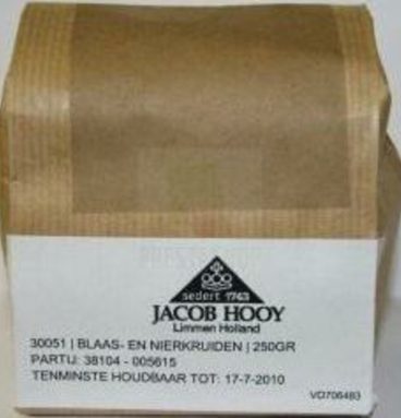 3x Jacob Hooy Blaas en Nierkruiden 250 gr