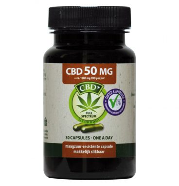 Jacob Hooy CBD Capsules 50 mg 30 capsules