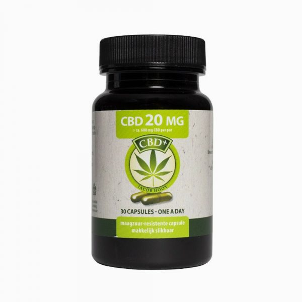 Jacob Hooy Cbd 20 mg 30 capsules