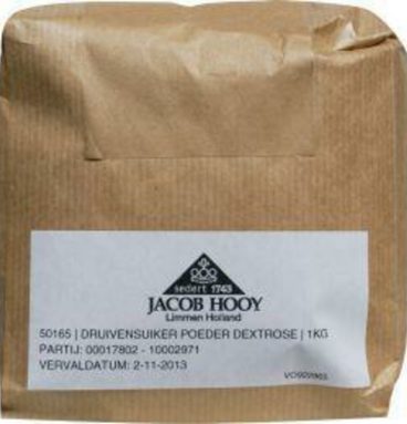 3x Jacob Hooy Druivensuiker Poeder 1 kg