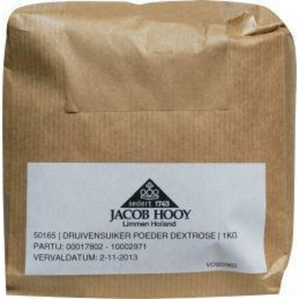 3x Jacob Hooy Druivensuiker Poeder 1 kg