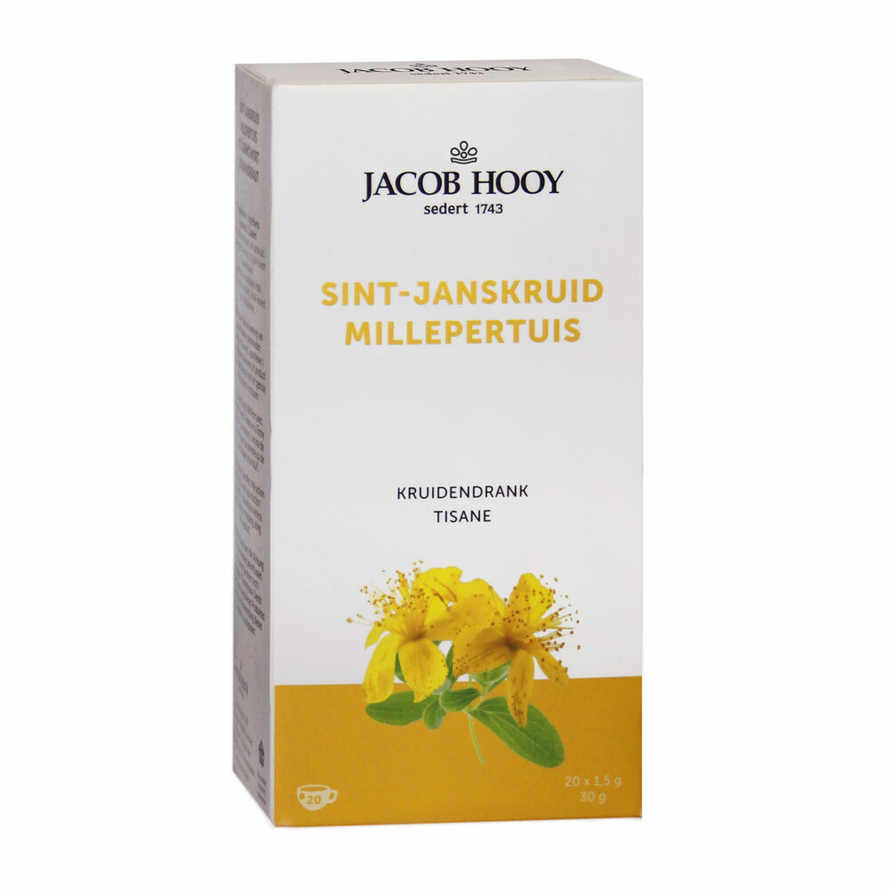 3x Jacob Hooy Goldline Thee Sint Janskruid 20 stuks