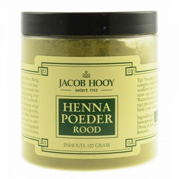 Jacob Hooy Henna Poeder Rood 100 gr