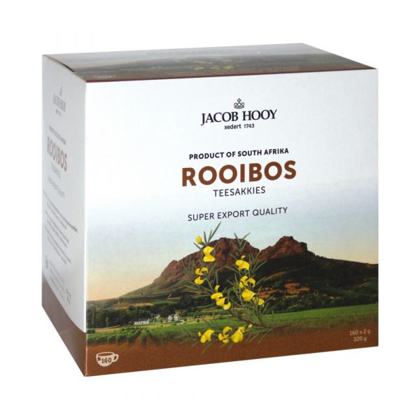 3x Jacob Hooy Rooibos Theezakjes 160 stuks