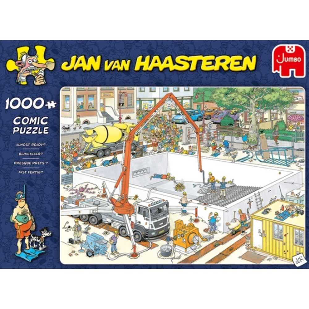 Jan Van Haasteren Puzzel Bijna Klaar? 1000 Stukjes