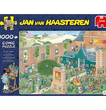 Jan Van Haasteren Puzzel De Kunstmarkt 1000 Stukjes