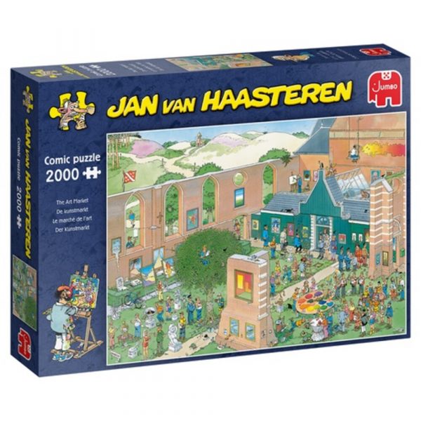 Jan Van Haasteren Puzzel De Kunstmarkt 2000 Stukjes