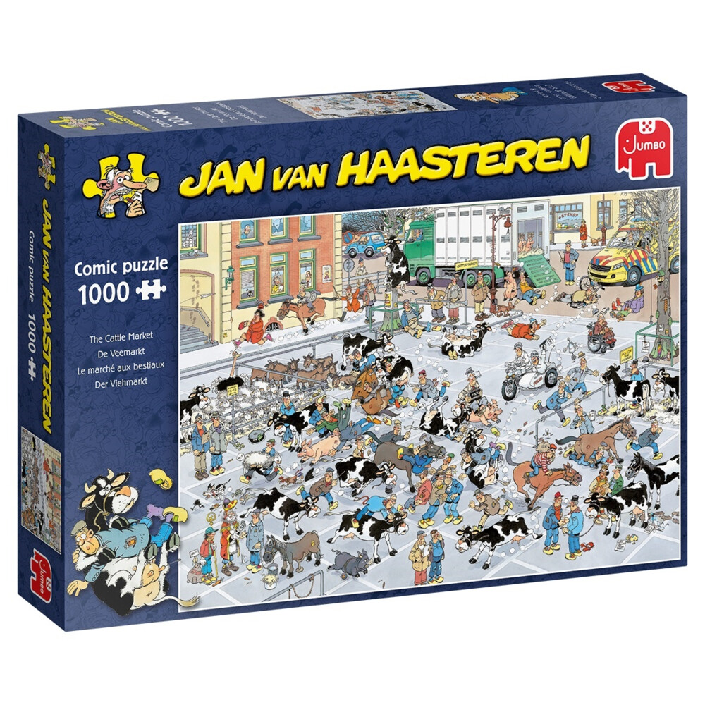 Jan Van Haasteren Puzzel De Veemarkt 1000 Stukjes