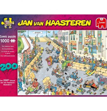 Jan Van Haasteren Puzzel De Zeepkistenrace 1000 Stukjes