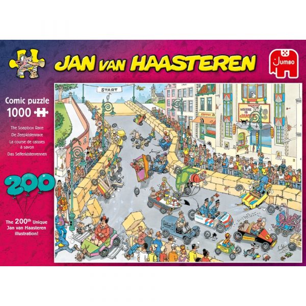 Jan Van Haasteren Puzzel De Zeepkistenrace 1000 Stukjes