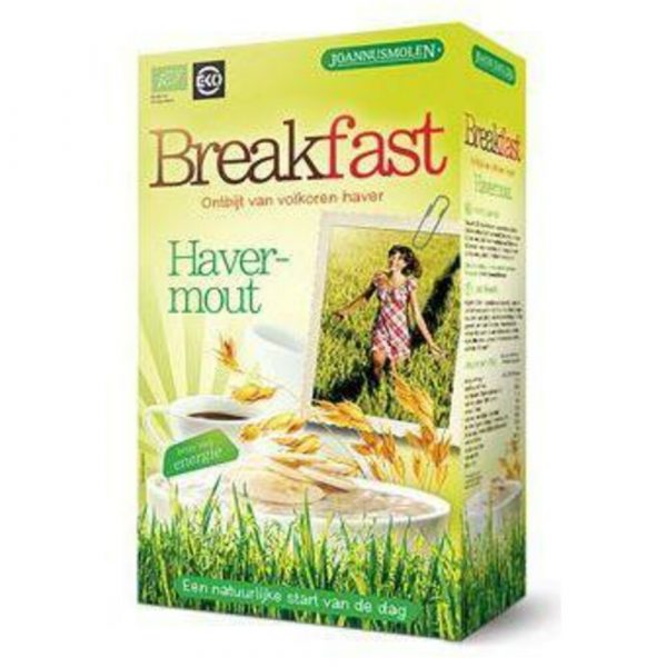 3x Joannusmolen Breakfast Havermout Eko 300 gr