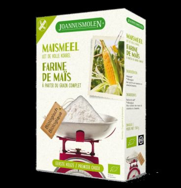 3x Joannusmolen Maismeel Volkoren Glutenvrij Bio 350 gr