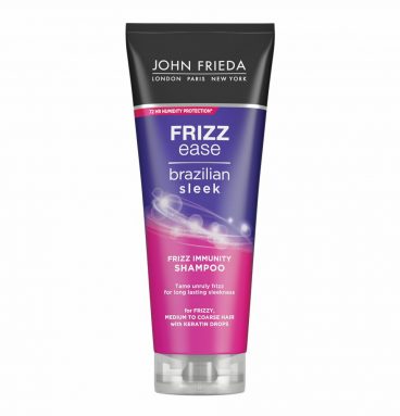 20x John Frieda Frizz Ease Brazilian Sleek Shampoo 250 ml