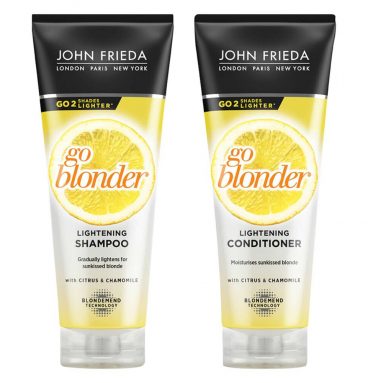 John Frieda Sheer Blonde Go Blonder Shampoo + Conditioner Pakket