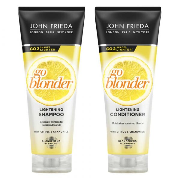 John Frieda Sheer Blonde Go Blonder Shampoo + Conditioner Pakket