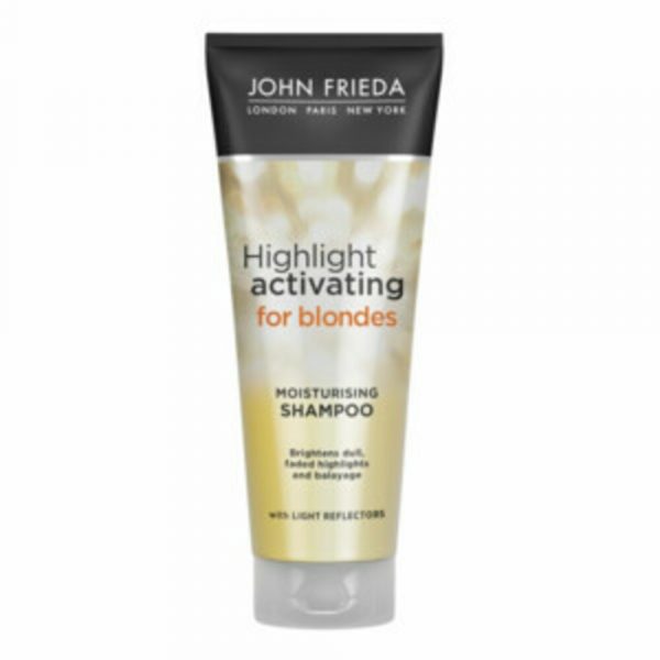 4x John Frieda Sheer Blonde Highlight Activating Brightening Shampoo 250 ml