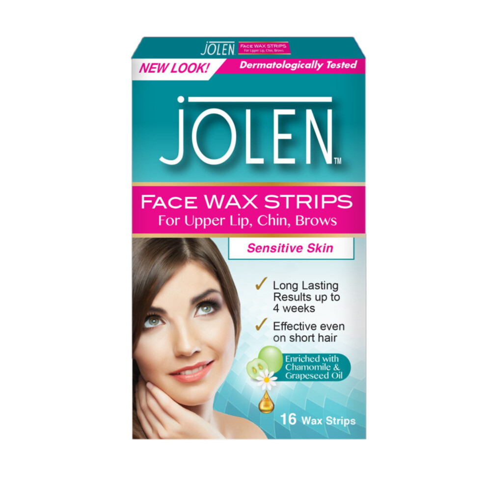 Jolen Face Wax Strips