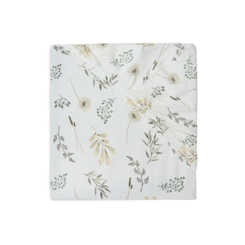 Jollein Hoeslaken Jersey Wild Flowers 40/50x80/90cm