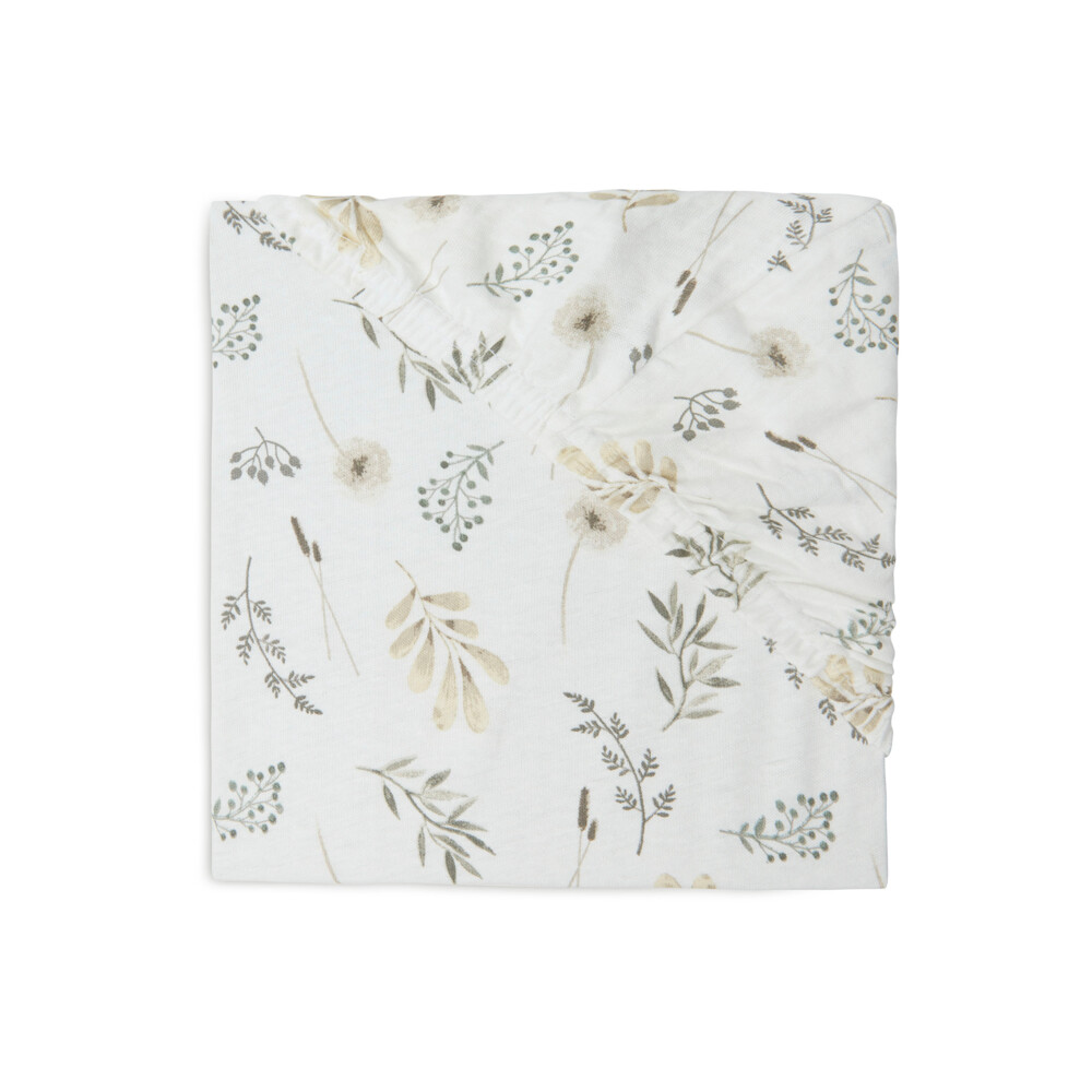 Jollein Hoeslaken Jersey Wild Flowers 6 x 120 cm