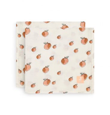 Jollein Multidoek Hydrofiel Large 115x115cm Peach 2 stuks