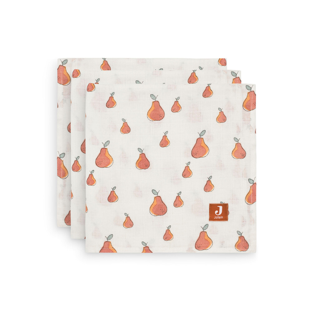 Jollein Multidoek Hydrofiel Small 70x70cm Pear 3 stuks