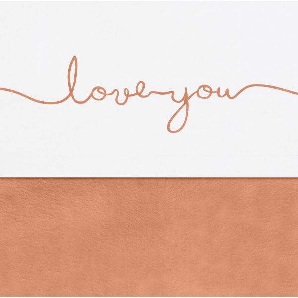 Jollein Wieglaken Love you Caramel 75x100cm