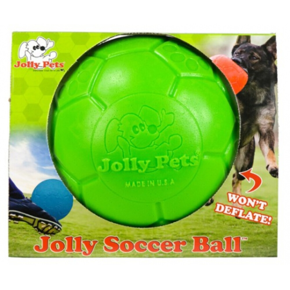 Jolly Pets Soccer Ball Groen 15 cm