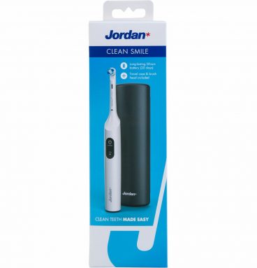 Jordan Elektrische Tandenborstel Clean Smile Zwart - Wit