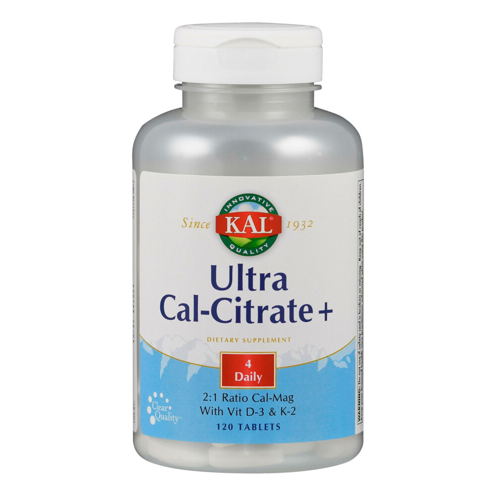 KAL Ultra Calcium Citraat+ 120 tabletten