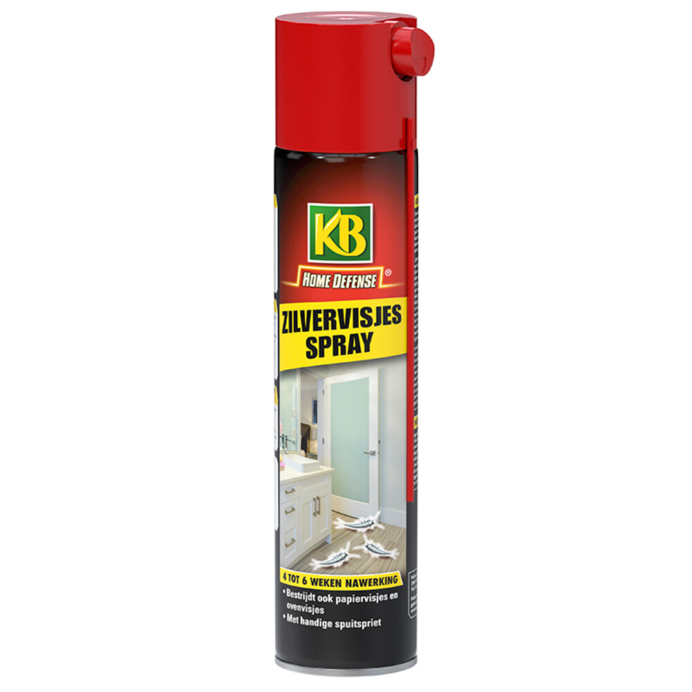 6x KB Home Defense Zilvervisjes Spray 400 ml