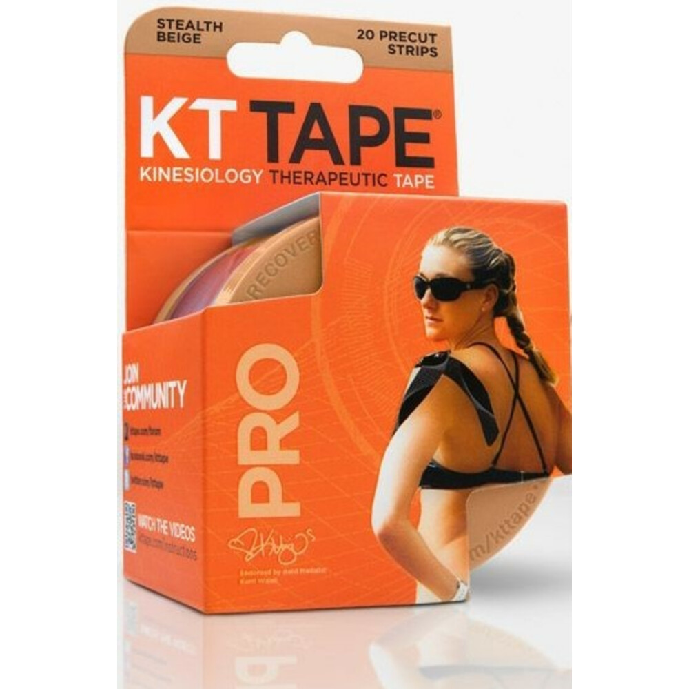 KT Tape Pro Strips Beige Rol 20 stuks