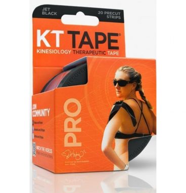 KT Tape Pro Strips Zwart Rol 20 stuks