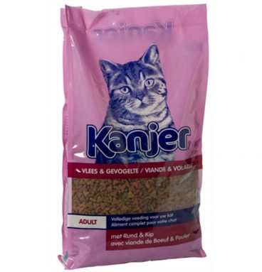 Kanjer Kattenbrokken Vlees - Gevogelte 10 kg