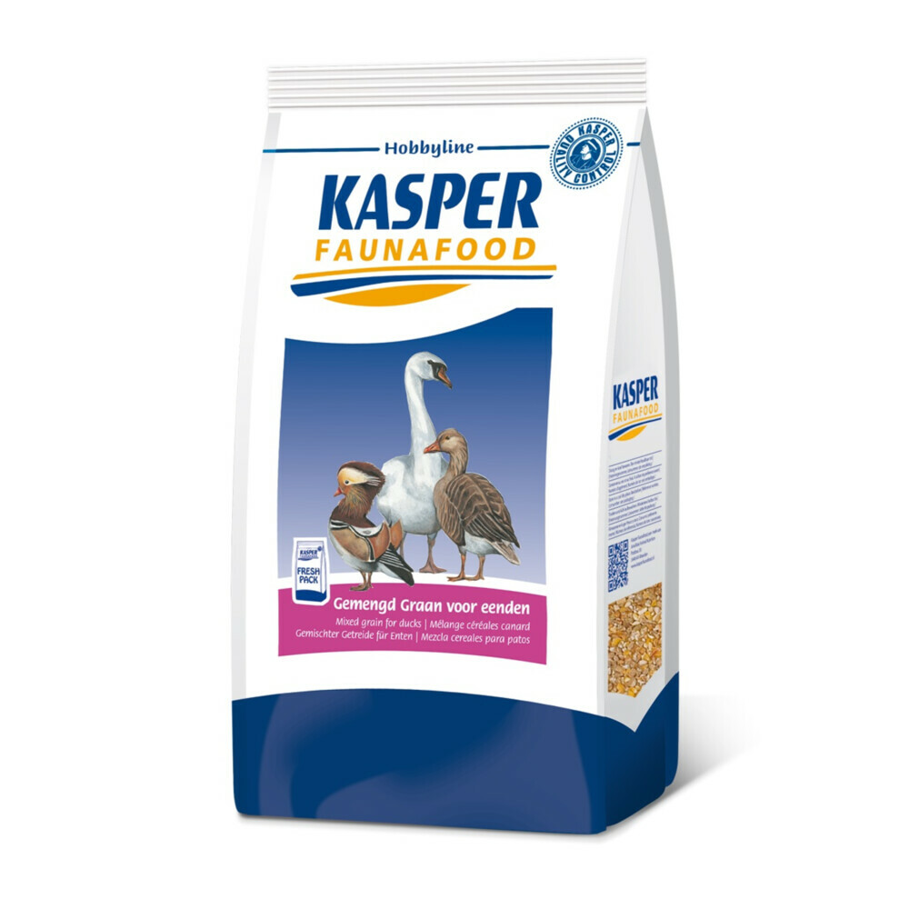 3x Kasper Faunafood Gemengd Graan Eend 4 kg