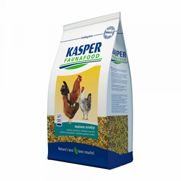 3x Kasper Faunafood Multimix Krielkip 4 kg