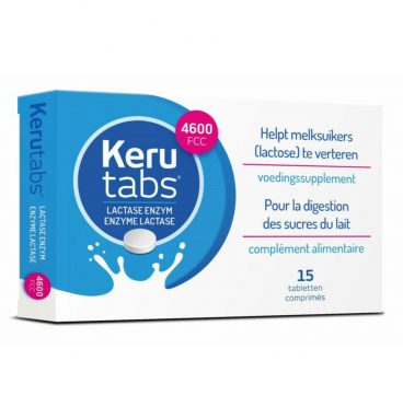 Kerutabs Lactase Enzym 4600 FCC 15 tabletten