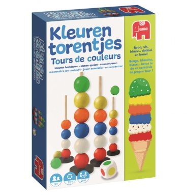 Kinderspel Kleurentorentjes