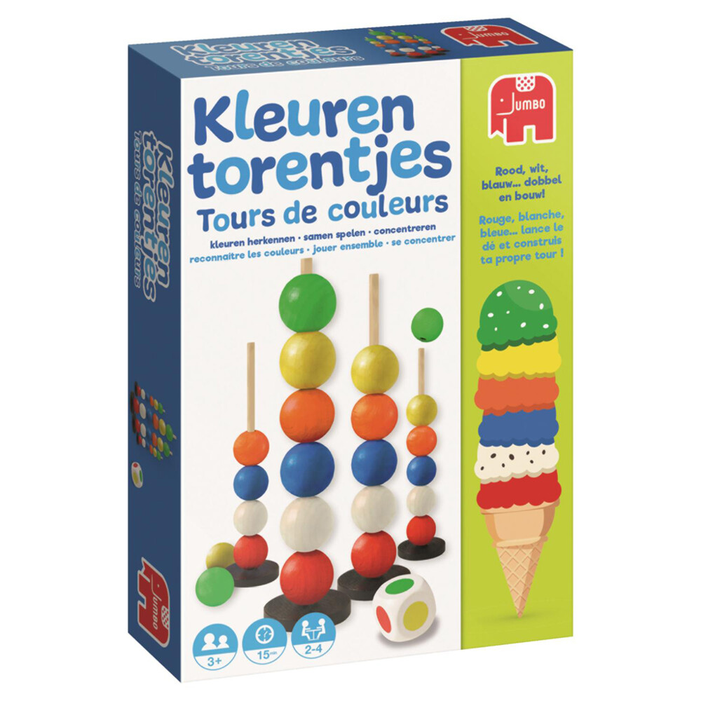 Kinderspel Kleurentorentjes