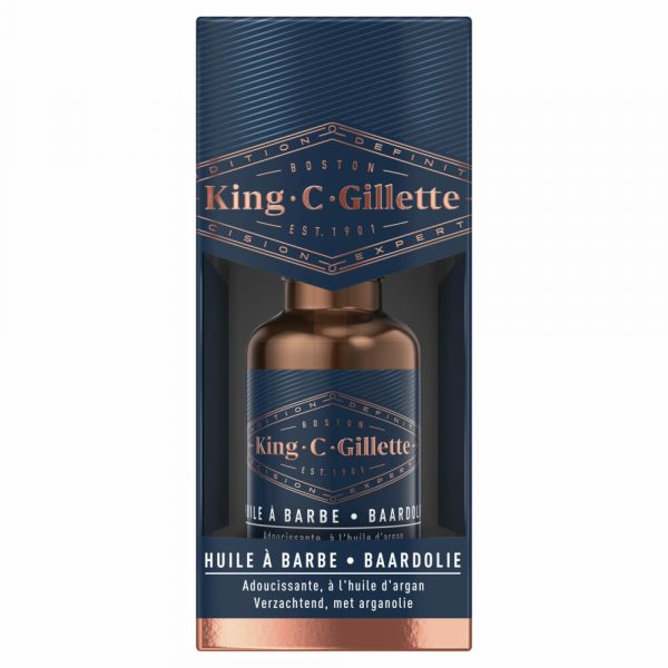 6x King C. Gillette Baardolie 30ml