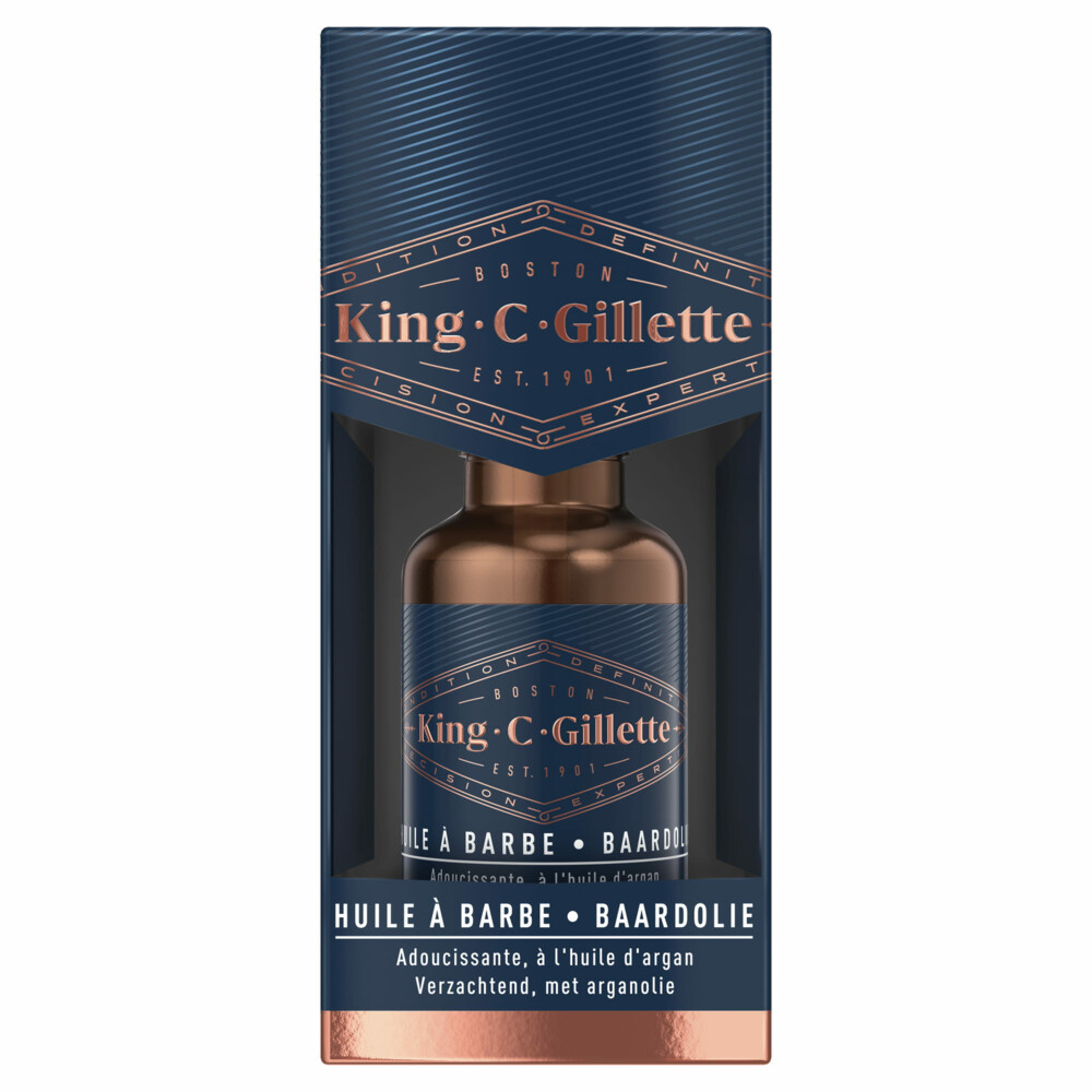 6x King C. Gillette Baardolie 30ml