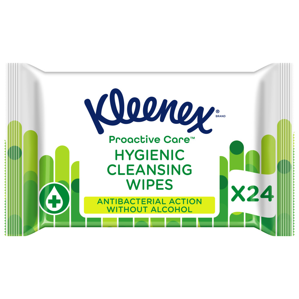 20x Kleenex Water Fresh tissues Hygenic Cleansing 24 Stuks