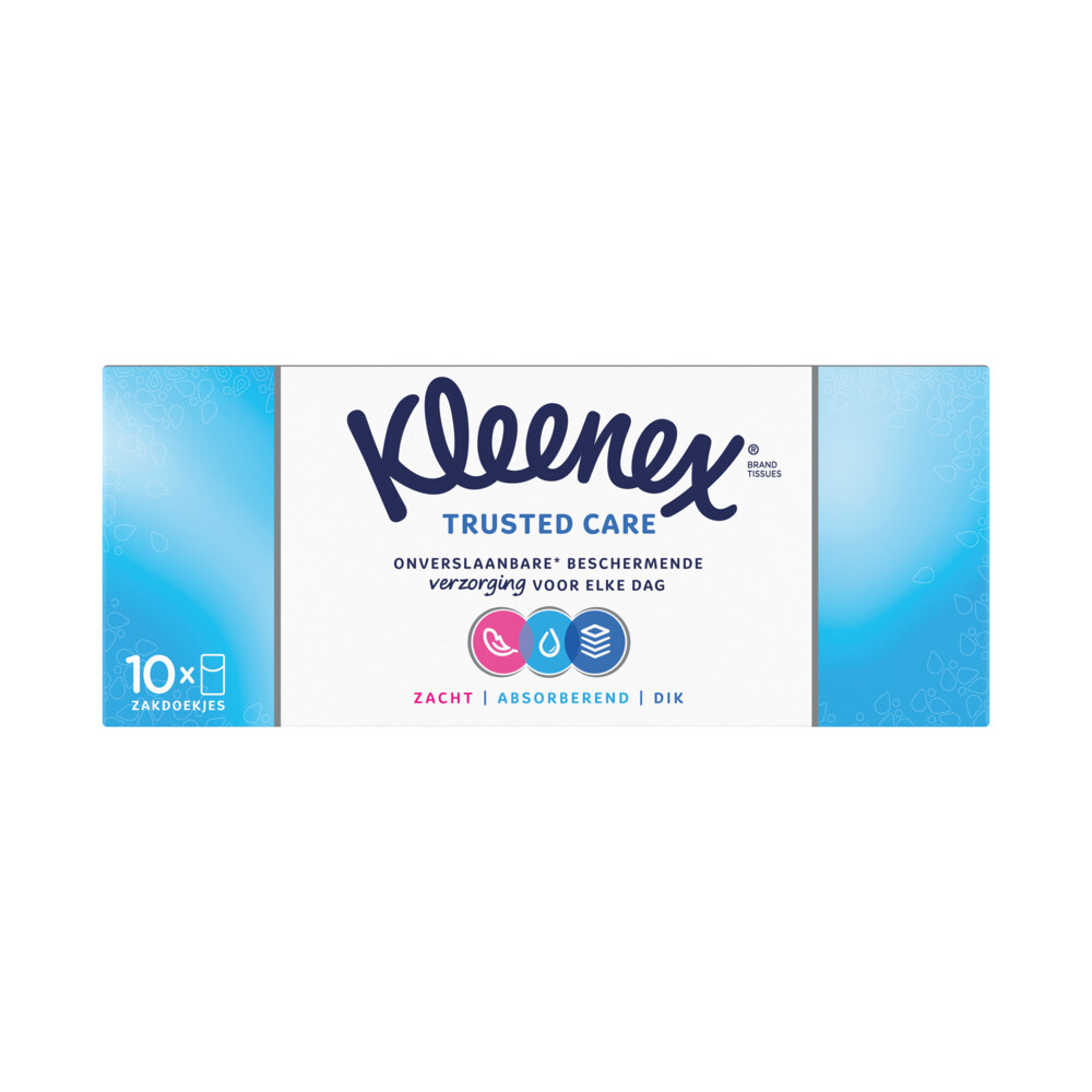 Kleenex Zakdoekjes Trusted Care 10 stuks