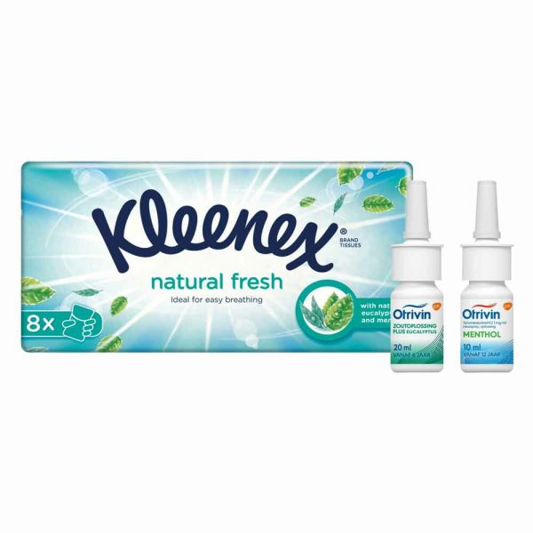 Kleenex&Otrivin Menthol&Eucalyptus Gezin Pakket